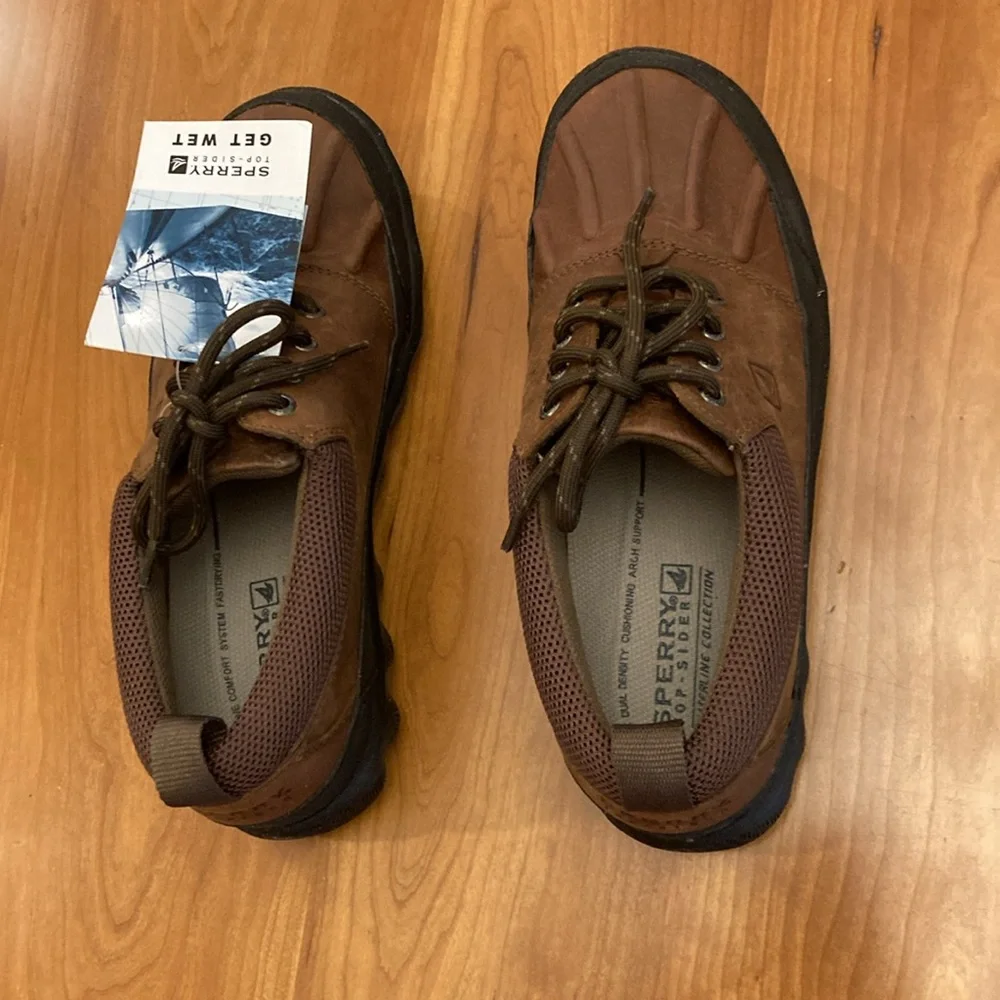 Sperry Men's 4 Eye Brown Waterproof Shoes